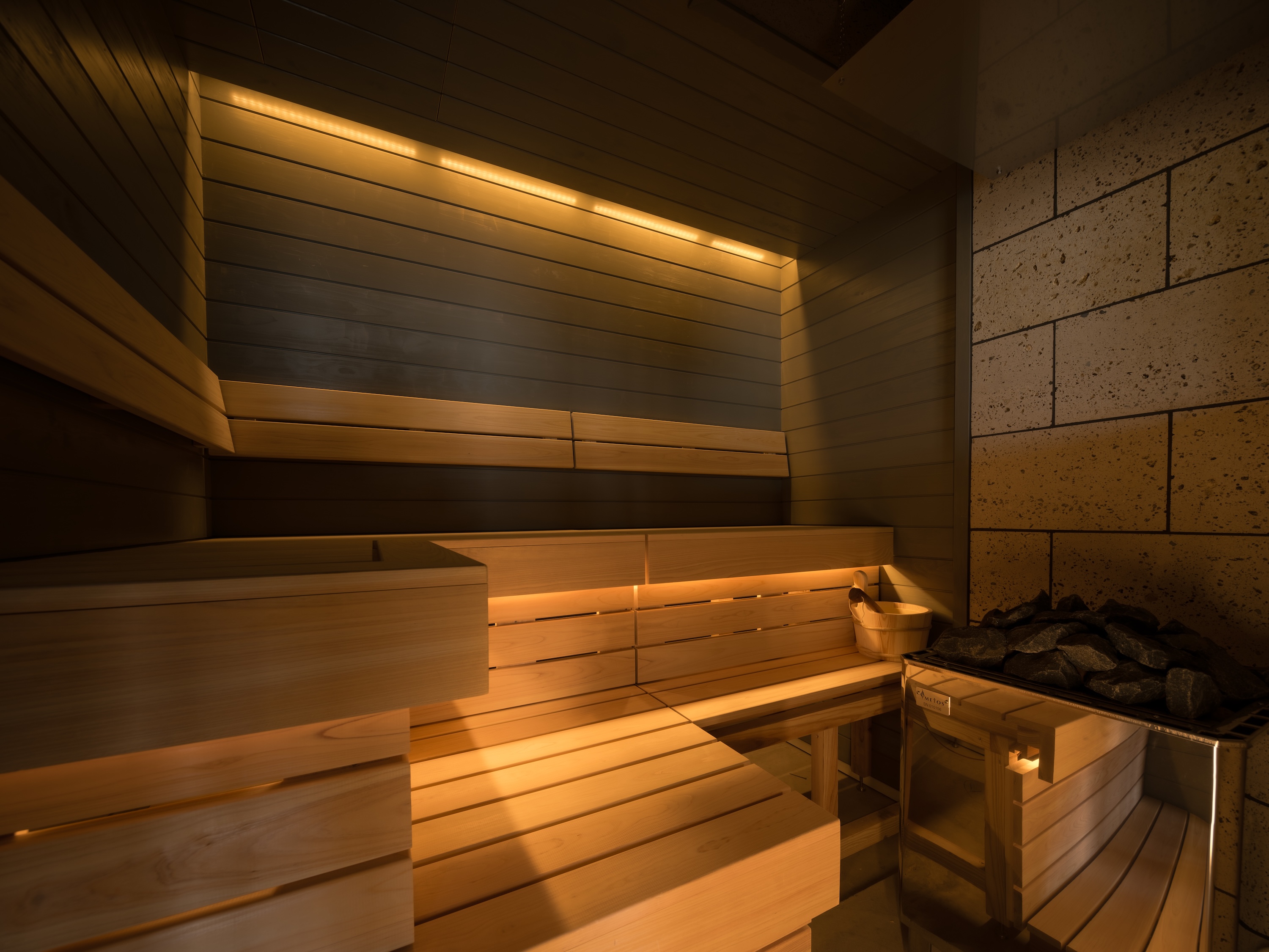 霧の里 サウナ室